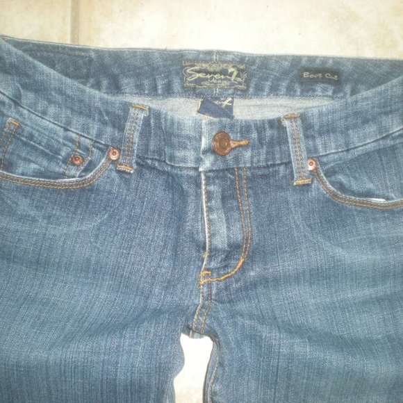 SEVEN 7 Brand Jeans Size 32 Stretch Boot cut - Picture 5 of 7